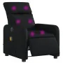 Sillón de masaje reclinable eléctrico cuero sintético negro de , Sillones - Ref: Foro24-3206742, Precio: 272,18 €, Descuento: %