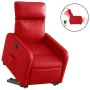 Sillón elevable eléctrico cuero artificial rojo de , Sillones - Ref: Foro24-3206768, Precio: 359,09 €, Descuento: %