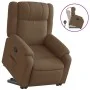 Sillón reclinable elevable de tela marrón de , Sillones - Ref: Foro24-3205206, Precio: 321,94 €, Descuento: %