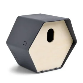 Capi Birdhouse Hive 2-hole oval gray anthracite 19x23x20 cm by , Birdhouses - Ref: Foro24-447493, Price: 25,25 €, Discount: %