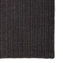 Alfombra de sisal natural negro 66x350 cm de , Alfombras - Ref: Foro24-136321, Precio: 118,54 €, Descuento: %