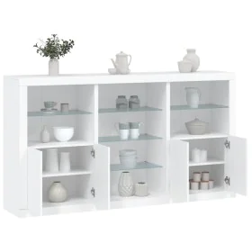 Sideboard mit weißen LED-Lichtern 181,5x37x100 cm von , Sideboards - Ref: Foro24-3209177, Preis: 237,08 €, Rabatt: %