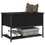 Banco con almacenaje madera de ingeniería negro 70x42,5x47 cm de , Bancos para recibidores y almacenamiento - Ref: Foro24-839...