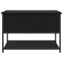 Banco con almacenaje madera de ingeniería negro 70x42,5x47 cm de , Bancos para recibidores y almacenamiento - Ref: Foro24-839...