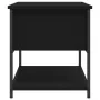 Banco con almacenaje madera de ingeniería negro 70x42,5x47 cm de , Bancos para recibidores y almacenamiento - Ref: Foro24-839...