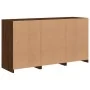 Aparador con luces LED marrón roble 123x37x67 cm de , Aparadores - Ref: Foro24-3209085, Precio: 147,96 €, Descuento: %