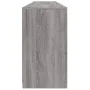 Aparador con luces LED gris Sonoma 181,5x37x67 cm de , Aparadores - Ref: Foro24-3209007, Precio: 245,87 €, Descuento: %