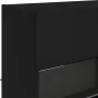 Mueble de TV de pared con luces LED negro 98,5x30x60,5 cm de , Muebles TV - Ref: Foro24-837107, Precio: 103,49 €, Descuento: %