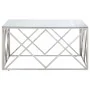 Silver stainless steel and tempered glass coffee table by , Coffee table - Ref: Foro24-349979, Price: 235,83 €, Discount: %