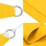 Triangular sail shade made of yellow Oxford fabric, 3x3x3 m. by , Umbrellas - Ref: Foro24-135610, Price: 25,92 €, Discount: %