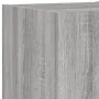 Muebles de TV de pared con luces LED 4 piezas gris Sonoma de , Muebles TV - Ref: Foro24-3216886, Precio: 173,03 €, Descuento: %