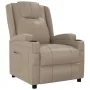 Sillón reclinable de cuero sintético color capuchino de , Sillones - Ref: Foro24-348419, Precio: 251,98 €, Descuento: %