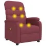 Sillón de masaje de tela rojo tinto de , Sillones de masaje eléctricos - Ref: Foro24-348302, Precio: 192,06 €, Descuento: %