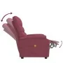 Sillón de masaje de tela rojo tinto de , Sillones de masaje eléctricos - Ref: Foro24-348302, Precio: 192,06 €, Descuento: %