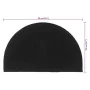Semicircular black coconut fiber doormat 50x80 cm by , Doormats - Ref: Foro24-155575, Price: 38,45 €, Discount: %