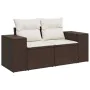 Sofá de jardín con cojines 2 plazas ratán sintético marrón von , Outdoor-Sofas - Ref: Foro24-366223, Preis: 186,41 €, Rabatt: %