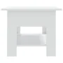 Mesa de centro madera de ingeniería blanca 102x55x42 cm de , Mesas de centro - Ref: Foro24-810253, Precio: 63,45 €, Descuento: %
