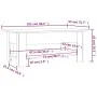 Mesa de centro madera de ingeniería blanca 102x55x42 cm de , Mesas de centro - Ref: Foro24-810253, Precio: 63,45 €, Descuento: %