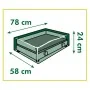 Nature Funda para barbacoa 78x58x24 cm de , Cubiertas para barbacoas - Ref: Foro24-434653, Precio: 18,09 €, Descuento: %