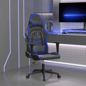 Silla gaming de masaje cuero sintético negro y azul von , Gaming-Stühle - Ref: Foro24-345423, Preis: 114,62 €, Rabatt: %