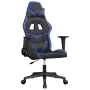 Silla gaming de masaje cuero sintético negro y azul von , Gaming-Stühle - Ref: Foro24-345423, Preis: 114,62 €, Rabatt: %
