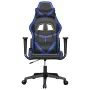 Silla gaming de masaje cuero sintético negro y azul von , Gaming-Stühle - Ref: Foro24-345423, Preis: 114,62 €, Rabatt: %
