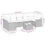 Set sofás de jardín 8 piezas y cojines ratán sintético marrón de , Sofás modulares de exterior - Ref: Foro24-3251080, Precio:...