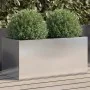 Jardinera de acero inoxidable plateado 62x30x29 cm de , Maceteros y jardineras - Ref: Foro24-841593, Precio: 68,55 €, Descuen...