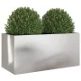 Jardinera de acero inoxidable plateado 62x30x29 cm de , Maceteros y jardineras - Ref: Foro24-841593, Precio: 68,55 €, Descuen...