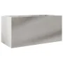 Jardinera de acero inoxidable plateado 62x30x29 cm de , Maceteros y jardineras - Ref: Foro24-841593, Precio: 68,55 €, Descuen...
