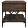 Mesa de centro madera ingeniería metal marrón 100x50x50 cm de , Mesas de centro - Ref: Foro24-845360, Precio: 88,73 €, Descue...