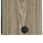 Armario de baño con espejo y LED color roble 62x14x60 cm de vidaXL, Tocadores de baño - Ref: Foro24-326522, Precio: 107,92 €,...