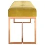 Banco de terciopelo amarillo mostaza 110x36x45 cm de , Bancos para recibidores y almacenamiento - Ref: Foro24-350602, Precio:...