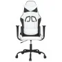 Silla gaming de masaje cuero sintético blanco y negro von , Gaming-Stühle - Ref: Foro24-345409, Preis: 118,01 €, Rabatt: %