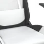Silla gaming de masaje cuero sintético blanco y negro von , Gaming-Stühle - Ref: Foro24-345409, Preis: 118,01 €, Rabatt: %