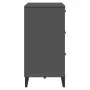 Cajonera VIKEN madera de ingeniería gris antracita de , Taquillas y armarios de almacenamiento - Ref: Foro24-374922, Precio: ...