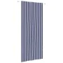 Toldo pantalla para balcón tela oxford azul y blanco 120x240 cm de , Sombrillas - Ref: Foro24-148590, Precio: 37,20 €, Descue...