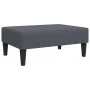 Sofá cama de 2 plazas con taburete terciopelo gris oscuro de , Sofás - Ref: Foro24-3216232, Precio: 281,33 €, Descuento: %