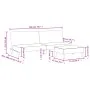 Sofá cama de 2 plazas con taburete terciopelo gris oscuro de , Sofás - Ref: Foro24-3216232, Precio: 281,33 €, Descuento: %