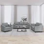 Set of sofas with cushions 3 pieces light gray fabric by , Sofas - Ref: Foro24-3201786, Price: 670,40 €, Discount: %