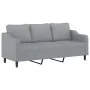 Set of sofas with cushions 3 pieces light gray fabric by , Sofas - Ref: Foro24-3201786, Price: 670,40 €, Discount: %