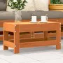 Gartenhocker aus Zirbenholz wachsbraun 62x30x32 cm von , Modulare Sofas für den Außenbereich - Ref: Foro24-844895, Preis: 41,...