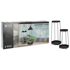H&S Collection Soporte para macetas 2 piezas metal negro de , Soportes para macetas - Ref: Foro24-447563, Precio: 28,70 €, De...
