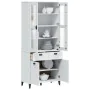 Aparador alto VIKEN madera maciza de pino blanco 80x40x190 cm de , Aparadores - Ref: Foro24-3207147, Precio: 334,02 €, Descue...