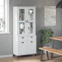 Aparador alto VIKEN madera maciza de pino blanco 80x40x190 cm de , Aparadores - Ref: Foro24-3207147, Precio: 334,02 €, Descue...