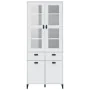 Aparador alto VIKEN madera maciza de pino blanco 80x40x190 cm de , Aparadores - Ref: Foro24-3207147, Precio: 334,02 €, Descue...