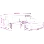 Sofa-Set mit 2 Stück dunkelgrünen Samtkissen von , Sofas - Ref: Foro24-3216270, Preis: 327,41 €, Rabatt: %