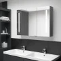 Mueble de baño con espejo LED 89x14x62 cm de vidaXL, Tocadores de baño - Ref: Foro24-326527, Precio: 162,09 €, Descuento: %