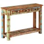Mesa consola madera maciza reciclada 110x30x76 cm de , Armarios y almacenamiento - Ref: Foro24-376705, Precio: 266,05 €, Desc...