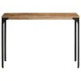 Mesa consola madera maciza de mango y hierro 110x35x76 cm de , Mesas auxiliares - Ref: Foro24-374901, Precio: 132,33 €, Descu...